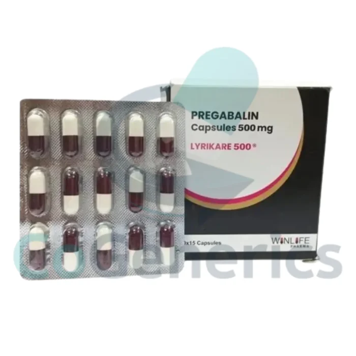 Lyrikare 500mg (Generic Pregabalin) - Image 1