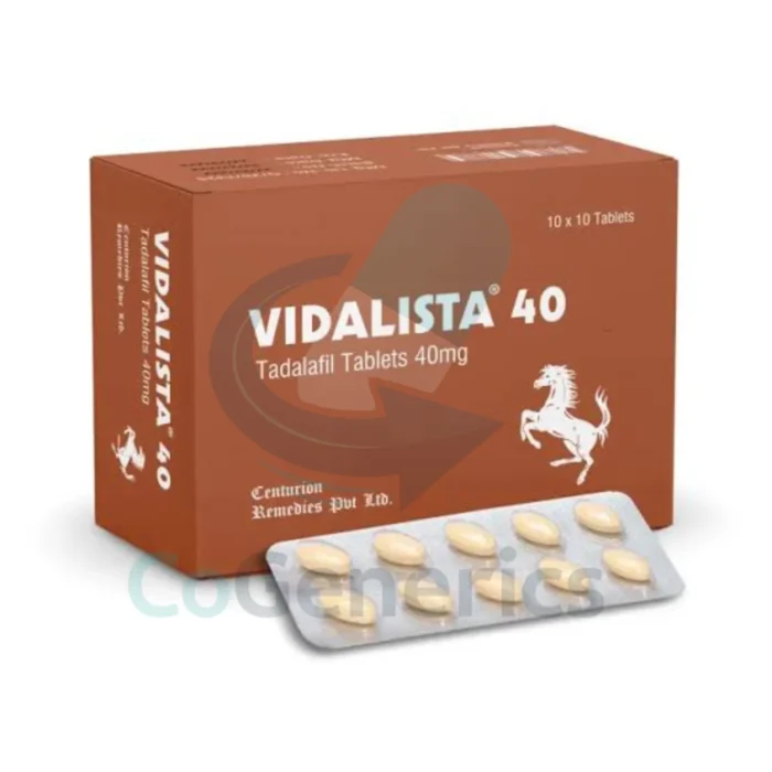 Vidalista 40mg (Cogenerics Version) - Image 1