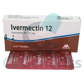 Ivermectin 12mg tablets by Cogenerics antiparasitic medication in blister pack